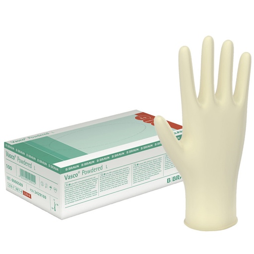 B.BRAUN Vasco Powdered Handschuhe unsteril