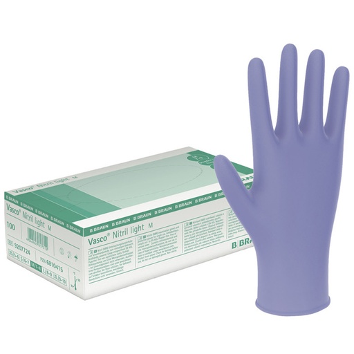 B.BRAUN Vasco Nitril light Handschuhe unsteril