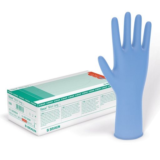 B.BRAUN Vasco Nitrile long Protective gloves non-sterile