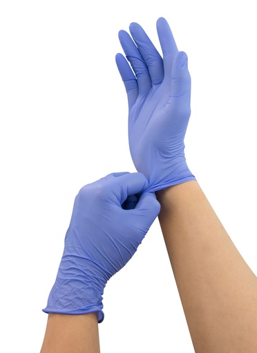 [15900-05] HUM AEROuse EASY Gloves Nitrile Light blau