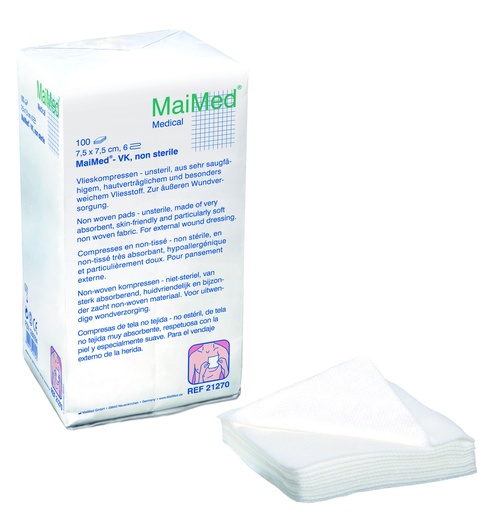 MAIMED VK Non-woven compresses 4 ply non-sterile