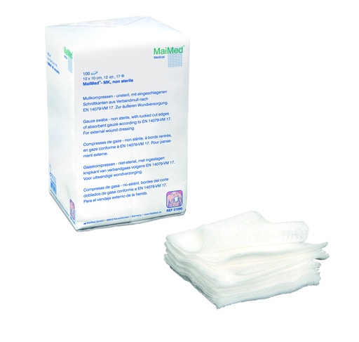 MAIMED MK Gauze compresses 8 ply non-sterile