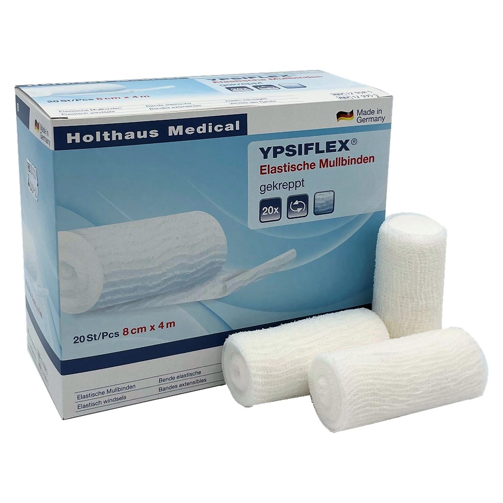 HOLTHAUS YPSIFLEX Elastische Mullbinde Klinikpackung